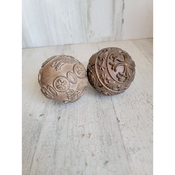 Unique design ball Xmas set figure decorative bowl filler Vintage - Picture 4 of 7